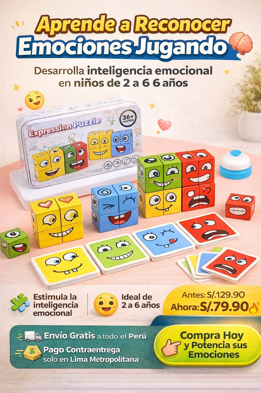 Bloques de Emociones de Madera Laminada