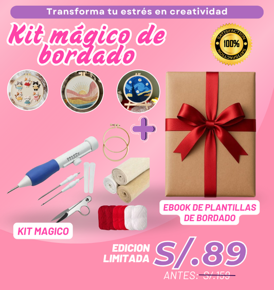 KIT DE BORDADO MAGICO